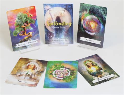 Magical spellcasting oracle cards